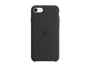 Apple Silikon Case iPhone SE mitternacht