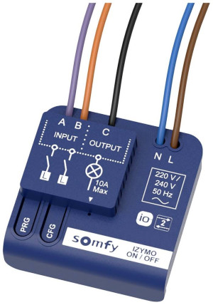 Somfy io (Izymo) 1822649 Funk-Alarmanlagen-Erweiterung Funk-Empfnger