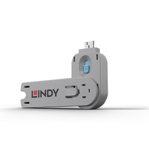 LINDY USB-A Port Schlssel Blau 40622