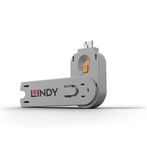 LINDY USB-A Port Schlssel Orange 40623