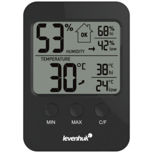 Levenhuk Wezzer BASE L30 Thermohygrometer schwarz