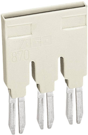 WAGO 859-408 Kammbrcke Polzahl (num): 8 Lichtgrau