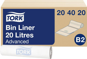TORK 204020 Mllsack 20l Wei 1000St.