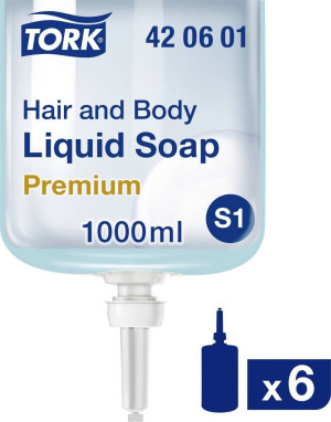 TORK Hair and Body 420601 Flssigseife 1l 6St.