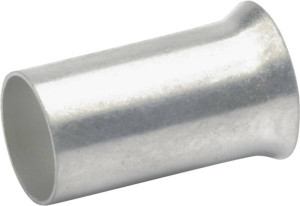 Klauke 7618V Aderendhlse 10m Silber 100St.
