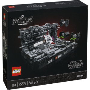 LEG Star Wars Death Star Trench Run Diorama 75329