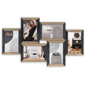 ZEP Vercelli black       6x10x15 Holz Galerie              DN688B