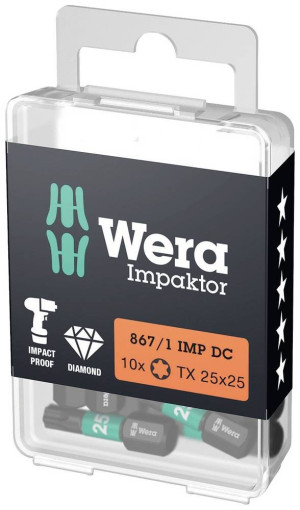 Wera 05057627001 Torx-Bit T 40 D 6.3 10St.