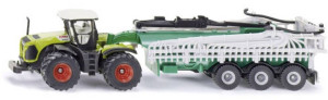 SIKU Spielwaren Claas Xerion mit Fasswagen Fertigmodell
