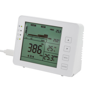 LogiLink SC0115 CO2-Anzeige / CO2-Messgert Wei