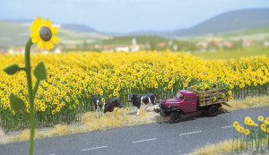 Busch 6003 H0 Sonnenblumen 60er Set