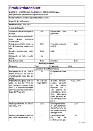 Eurolite LED IP FL-10 SMD CW 51915005 LED-Auenstrahler EEK: F (A -