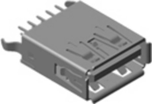 Molex USB 3.0 F/A Vertica 484080003 484080003 Inhalt: 60St.