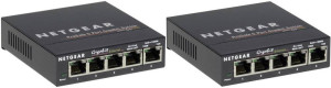 Netgear GS105GE Netzwerk Switch 5 Port 1 GBit/s 2St.
