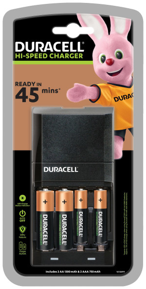 Duracell 36529 45 Minuten Batterieladegert, 1 Stck