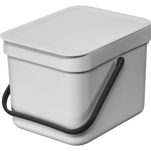 Brabantia Sort & Go Abfallbehl. Light Grey 6 L