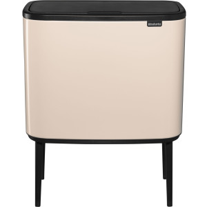 Brabantia Mlleimer Bo Touch Bin 11 + 23 L Soft Beige