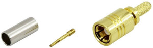 TRU Components SMB-Steckverbinder Kupplung, gerade 50