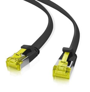 ultra slim Patchkabel S/FTP Cat 6A schwarz 7,5m