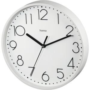 Hama Wanduhr OF-220 22cm geruscharm, wei          PG220