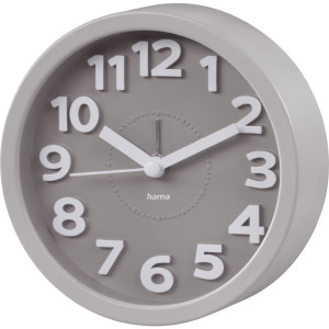 Hama Wecker Retro, rund Taupe, geruscharm        186324