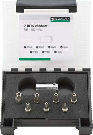Stahlwille 1204/8N 5 STERN BITS-SET 96081113 Bit-Set