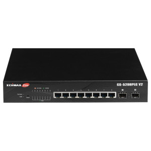EDIMAX GS-5208PLG V2 Netzwerk Switch 8 + 2 Port