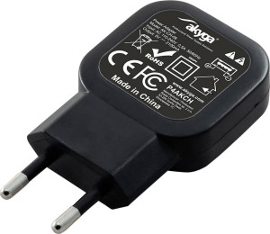 Akyga AK-CH-06 Steckernetzteil, Festspannung 5V 2.1A