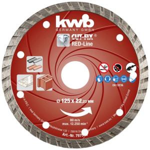 Kwb 797540 Diamanttrennscheibe Durchmesser 125mm Bohrungs- 22mm