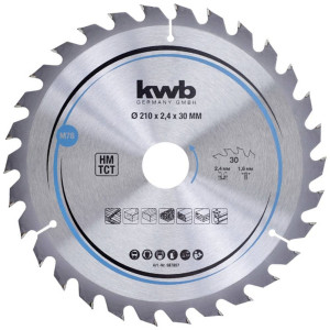 Kwb 587857 Hartmetall Kreissgeblatt 210 x 30mm 1St.
