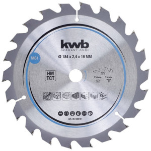 Kwb 586157 Hartmetall Kreissgeblatt 184 x 16mm 1St.
