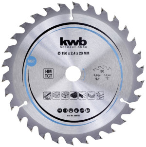 Kwb 586757 Hartmetall Kreissgeblatt 190 x 20mm 1St.