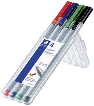 Staedtler 334 SB4 Fineliner 4St.