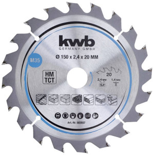 Kwb 583557 Hartmetall Kreissgeblatt 150 x 20mm 1St.