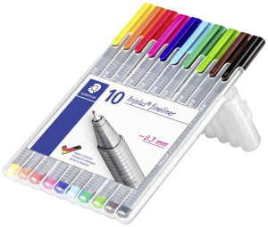 Staedtler 334 SB10 Fineliner 10St.