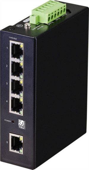 TRU COMPONENTS Industrial Ethernet Switch 1+4 Port 10 / 100 /