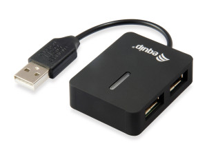 Equip 2 Port USB 2.0-Hub Schwarz