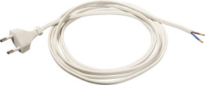 AS Schwabe 70641 Strom Anschlusskabel Wei 1.50m