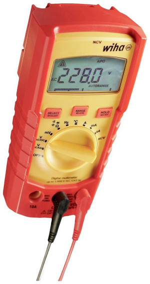 Wiha 45215 Hand-Multimeter digital CAT III 1000 V, CAT IV 600V