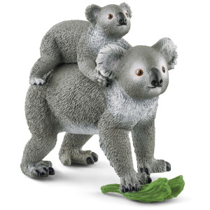 schleic Wild Life 42566 Koala Mutter mit Baby