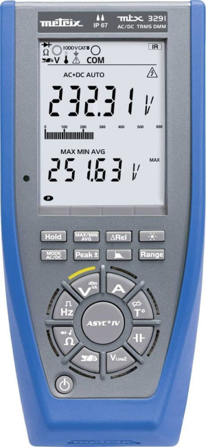 Metrix MTX3291 Hand-Multimeter digital CAT III 1000 V, CAT IV 600V