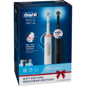 Braun Oral-B Pro 3 3900 Black/White mit 2. Handstck