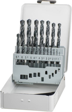 Kwb 421944 HSS Metall-Spiralbohrer-Set 19teilig DIN 338