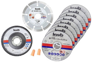 Kwb 712041 Trennscheiben-Set 115mm 10 St. Edelstahl