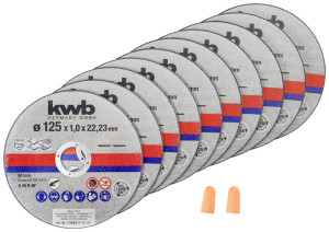Kwb 712022 Trennscheiben-Set 125mm 10 St. Metall