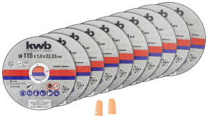 Kwb 712021 Trennscheiben-Set 115mm 10 St. Metall