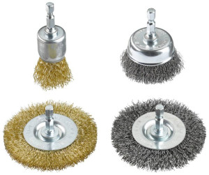 Kwb Drahtbrsten-Set fr Bohrmaschinen 597520 4St.