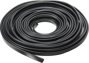 TRU COMPONENTS Kantenschutz PVC Schwarz 10m