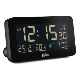BRAUN BC10 DCF-B Funkwecker schwarz