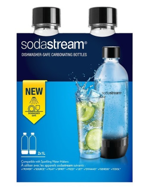 SodaStream  Tritan-Flasche 1L schwarz Duopack